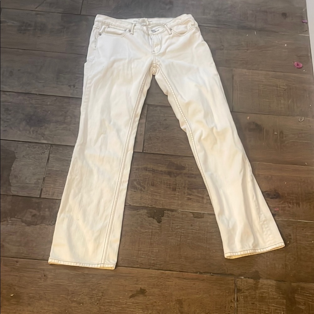 Banana Republic White Ankle & Cropped Jeans